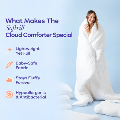 Softrill Cloud Comforter — Double-Stuffed Coverless Duvet