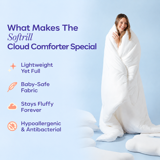 Softrill Cloud Comforter — Double-Stuffed Coverless Duvet