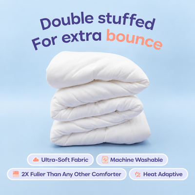 Softrill Cloud Comforter — Double-Stuffed Coverless Duvet