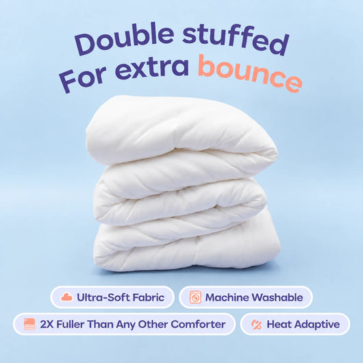 Softrill Cloud Comforter — Double-Stuffed Coverless Duvet