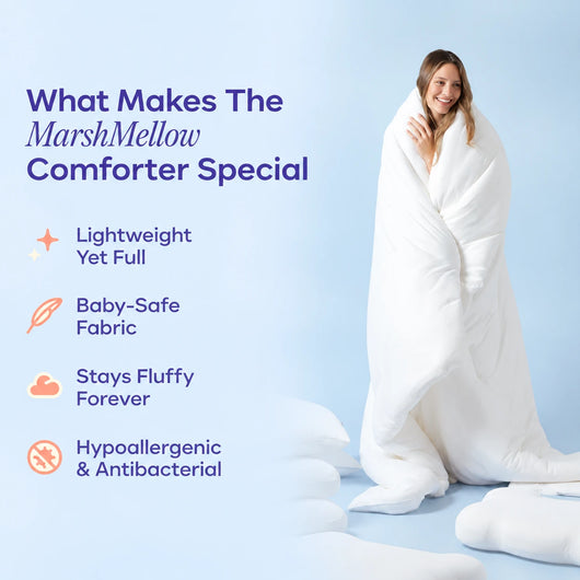 Softrill Cloud Comforter — Double-Stuffed Coverless Duvet